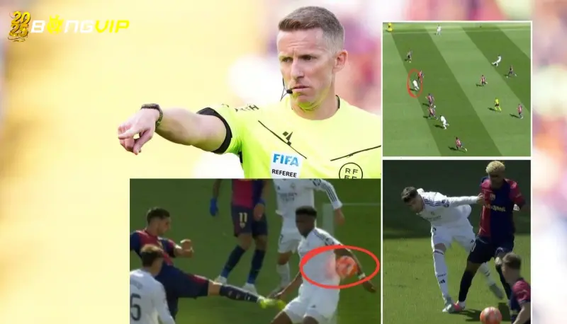 7 lần trọng tài gây tranh cãi khi Real thua Barca 3-4 Dư luận phản ứng dữ dội về 7 lần trọng tài gây tranh cãi khi Real thua Barca 3-4